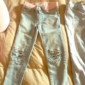 Cat and jack jean kitty jeggings size 8